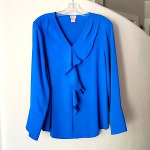 Chico's ruffle collar blouse